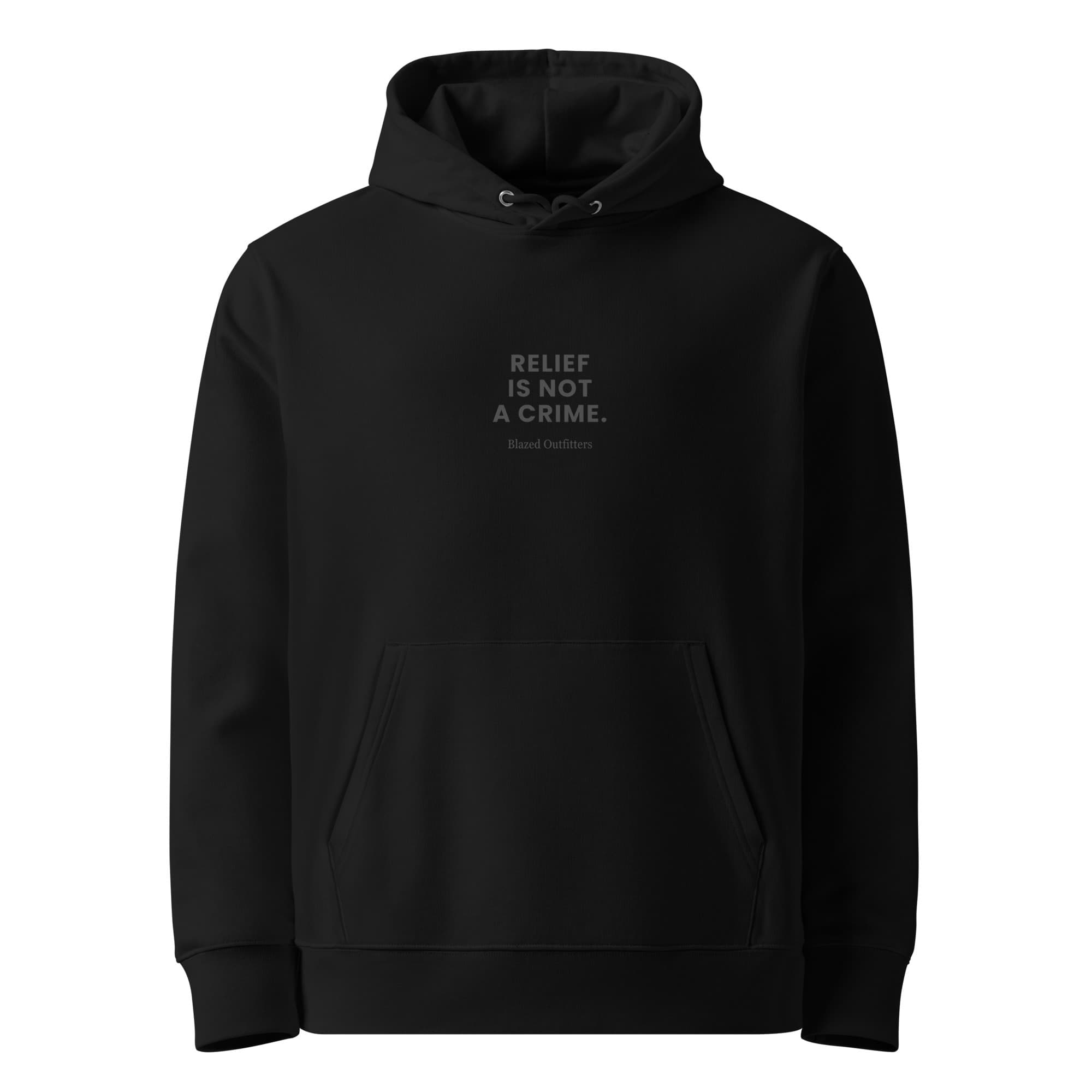 Hoodie - Relief ist not a crime